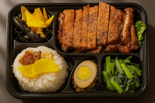 Traditional Deep Fried Pork Chop Bento / 傳統炸豬排便當