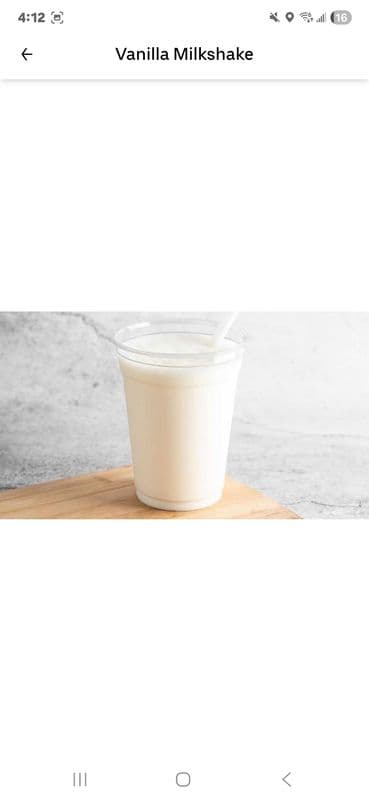 Vanilla Milkshake