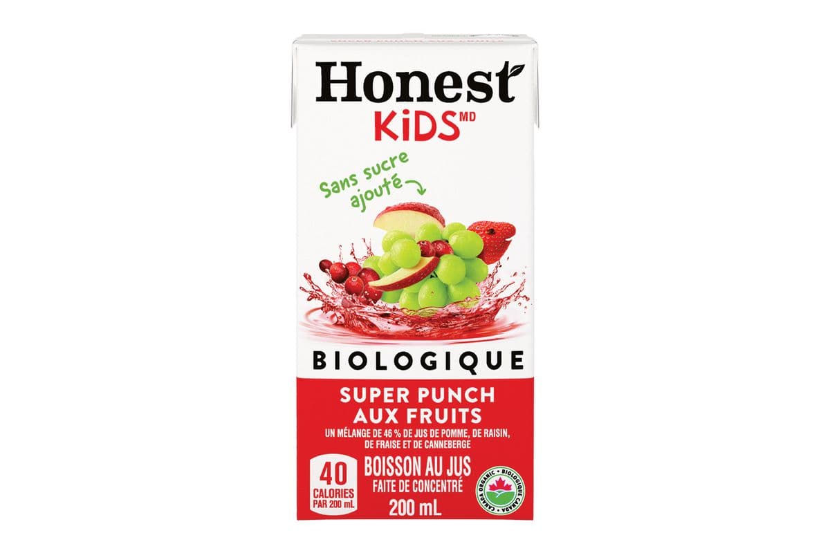 Honest Kids Super Punch aux Fruits [40.0 Cal]