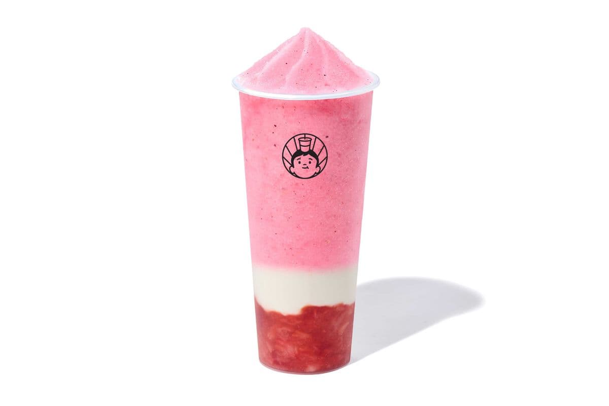 Peach and Strawberry Yogurt Slush 益生桃桃莓