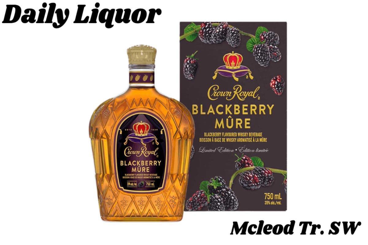 CROWN ROYAL BLACKBERRY 750ML (1 x 750 ML)