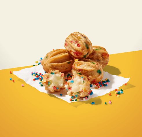 Funfetti Churro Bites