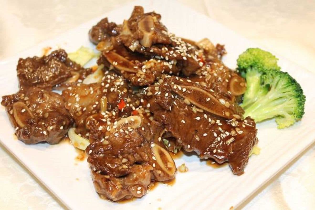 烧汁牛仔骨 Beef Short Rib with Teriyaki Sauce