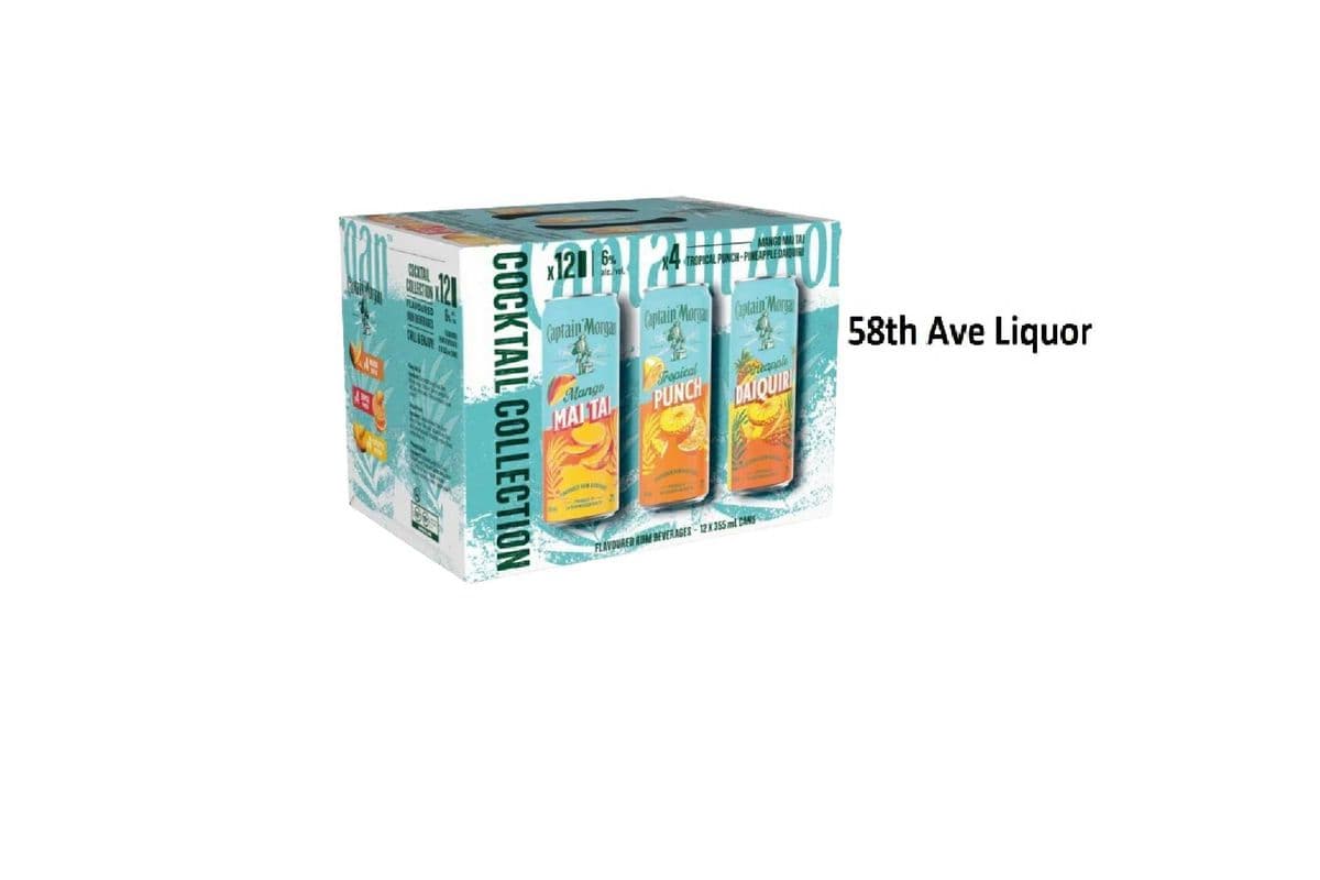 CAPTAIN MORGAN COCKTAIL COLLECTION CANS (1 x 12x355ML)
