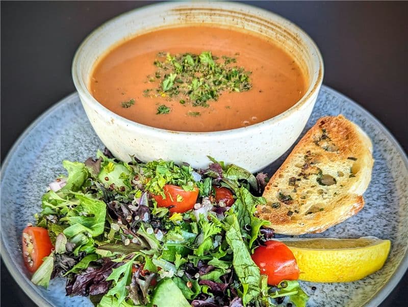 Lobster Bisque + Salad