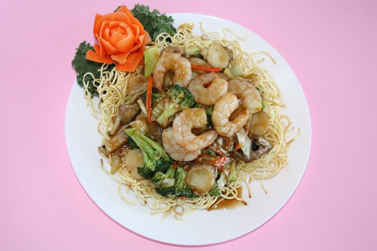 Shrimp Cantonese Chow Mein