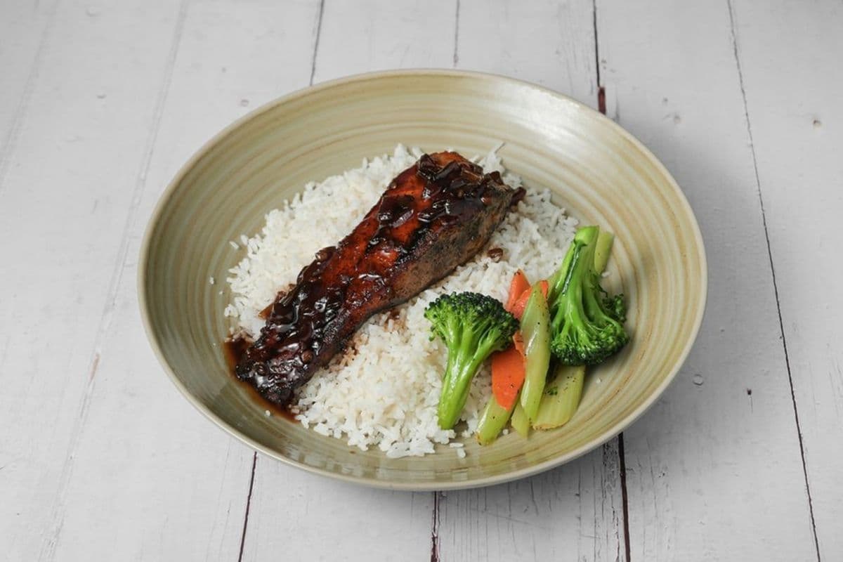 JD BBQ Glaze Salmon