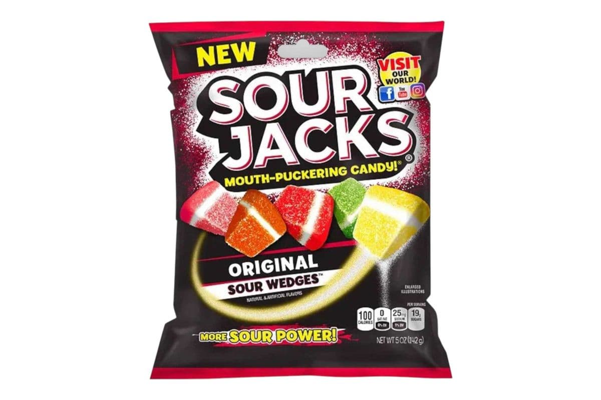 Sour Jacks Original Sour Wedges (142gm) (100 Cal)