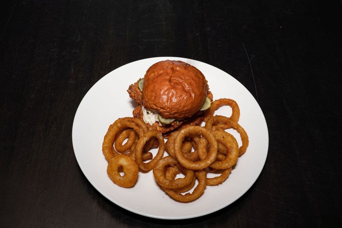 HOT HONEY FRIED CHICKEN SANDWICH