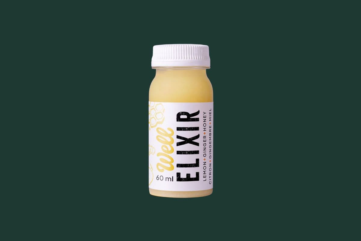 Well Lemon + Ginger + Honey Elixir