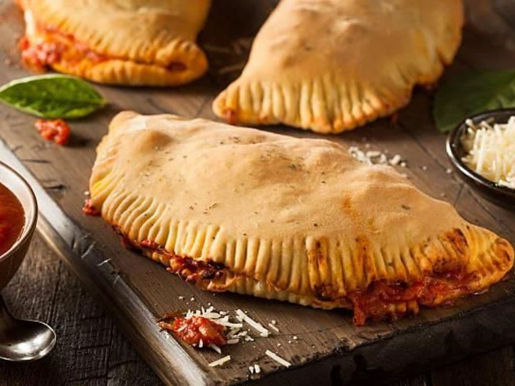 The Spicy Meatball Calzone SM.