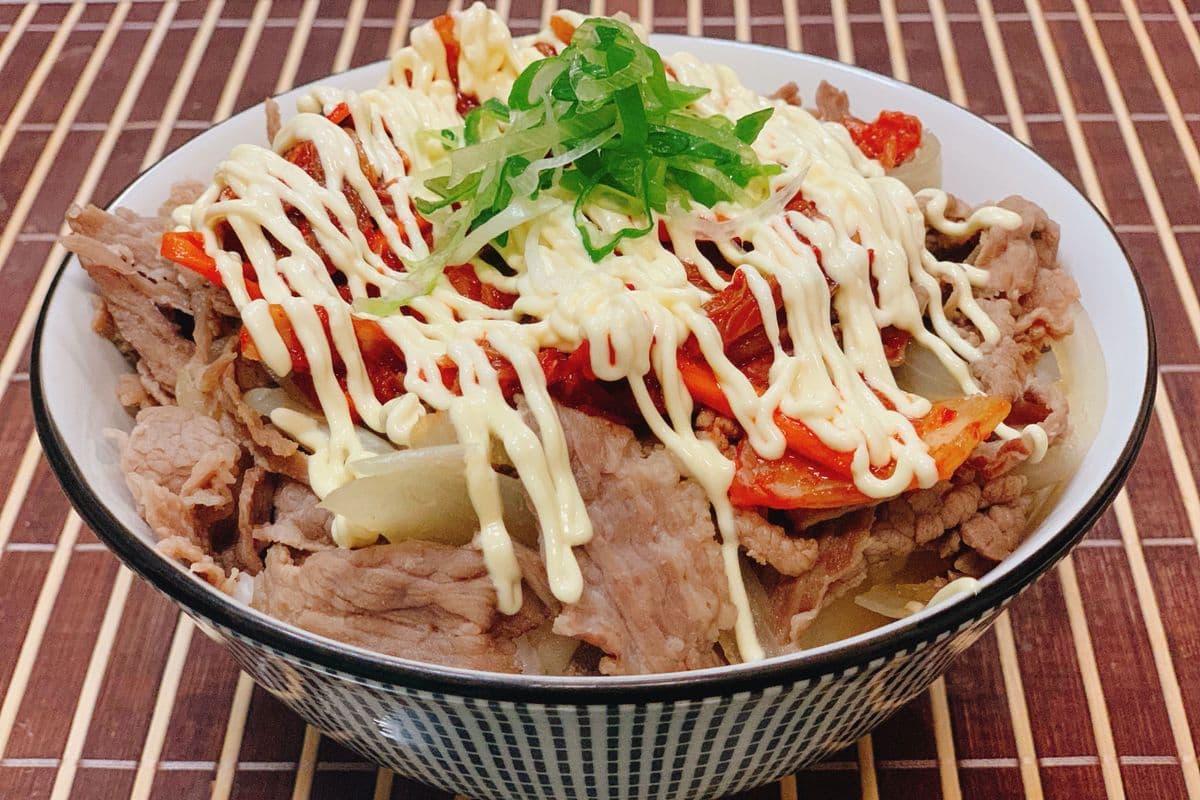 Kimchi Mayo Gyu Don