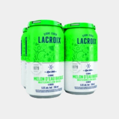 Lacroix cidre melon d'eau 4 canettes / Lacroix Watermelon Cider 4 Cans