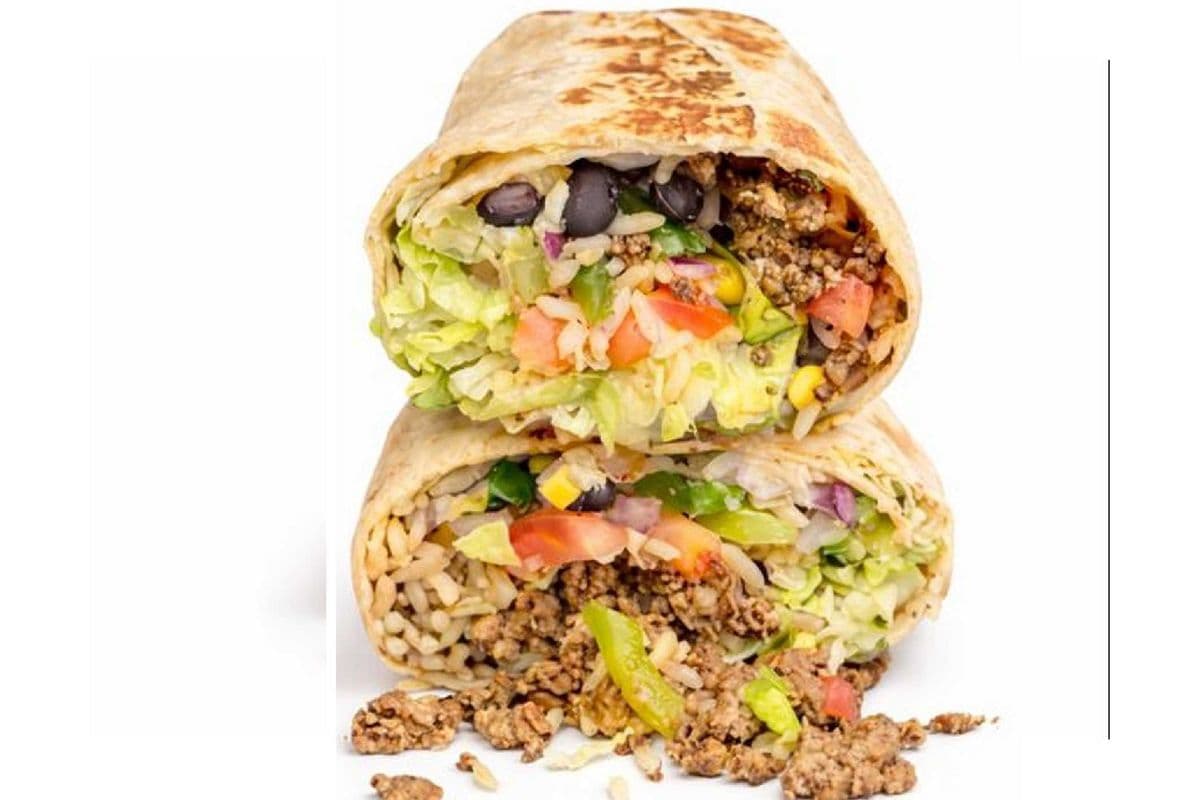 Ground Beyond Meat Burrito 🌱