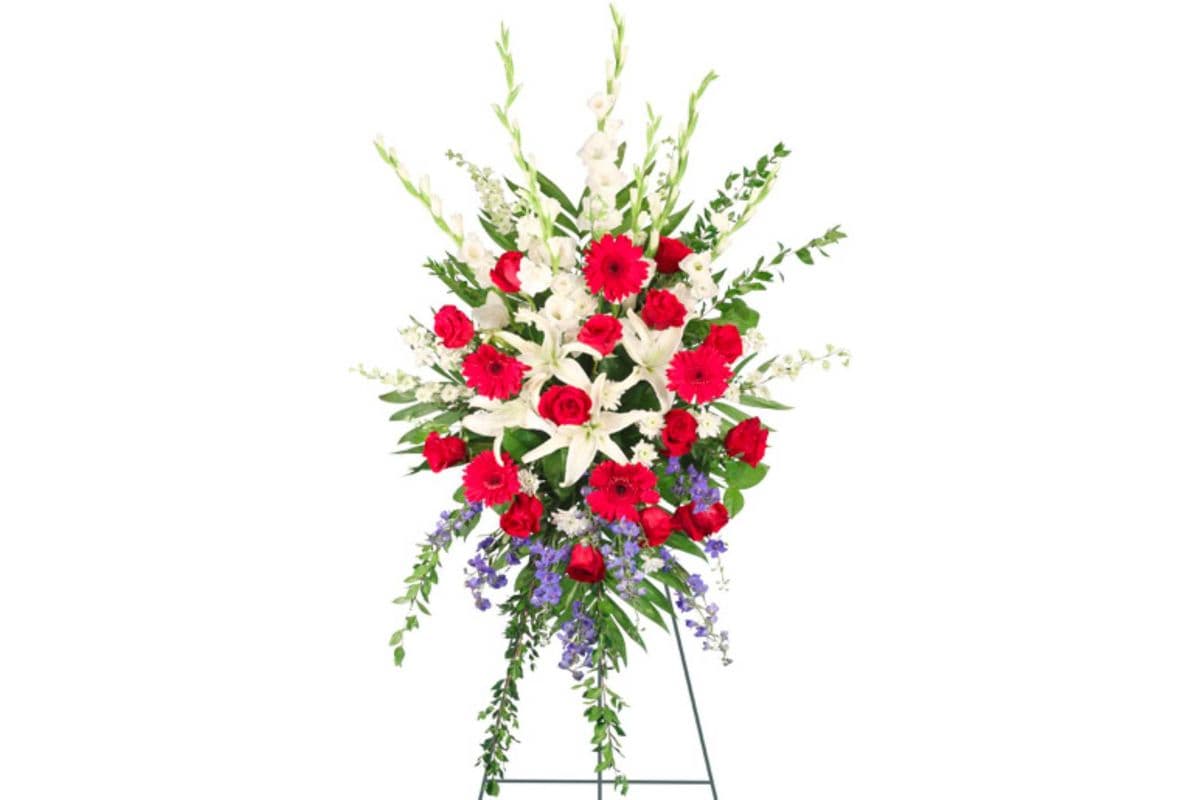 Patriotic Salute Standing Spray