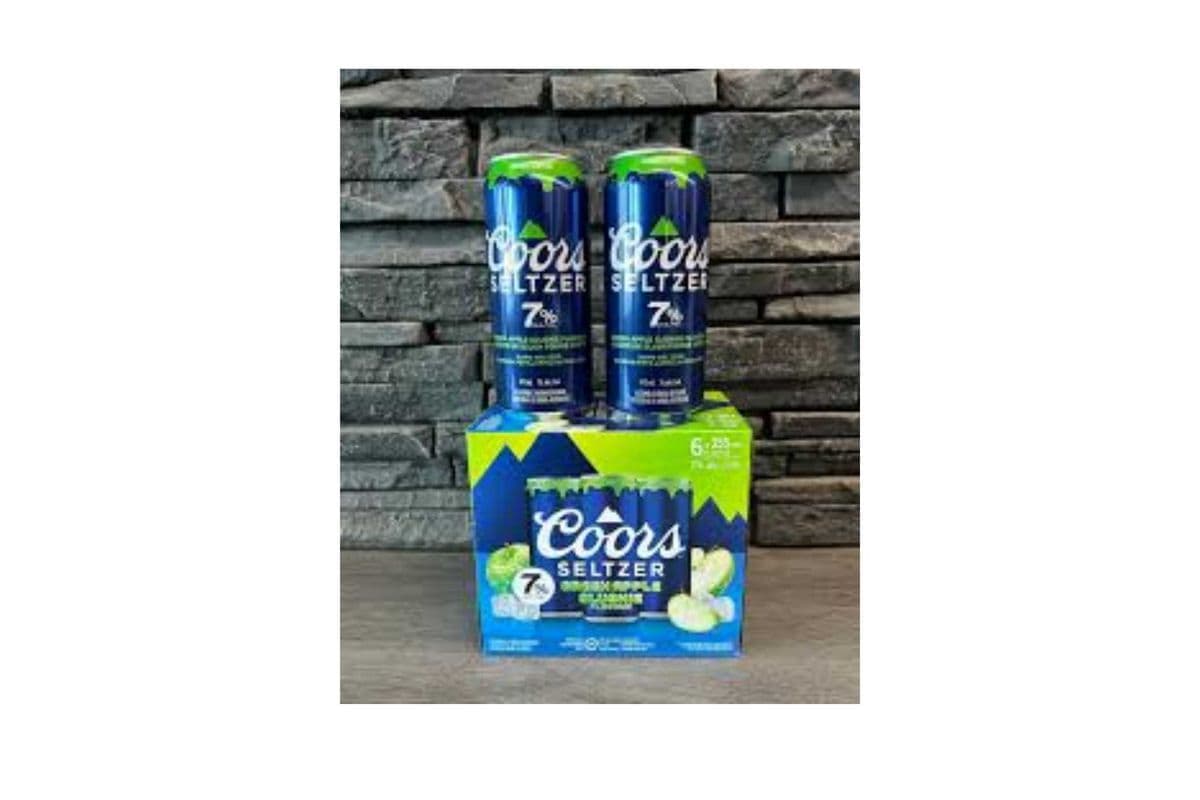 Coors Seltzers Slushie Green Apple (6 x 355ml)