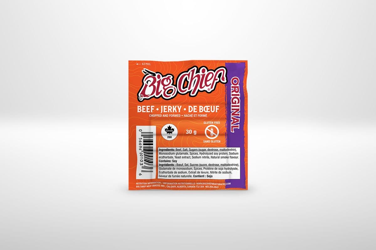 Big Chief Beef Jerky Original Pouch (30 g)