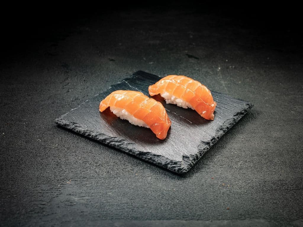 Salmon Nigiri.