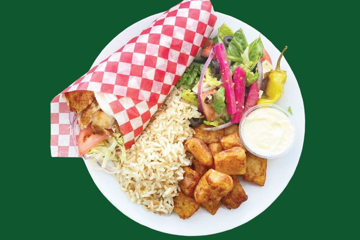 Assiette d'un pita au choix