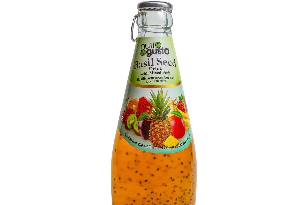 NutroGusto Basil Seed Drink with Mixed Fruit 290ml