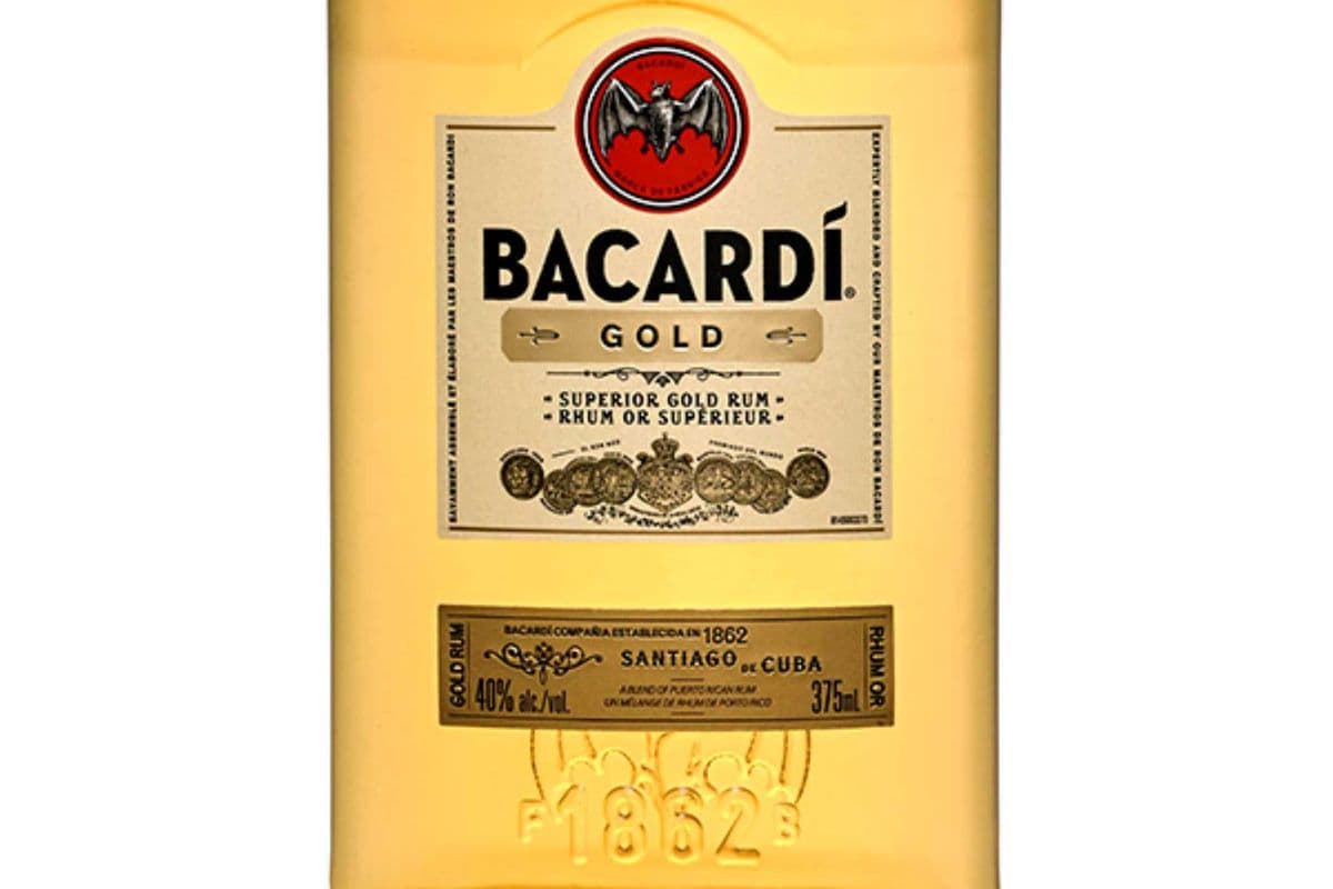 BACARDI GOLD RUM (1 x 375ml)