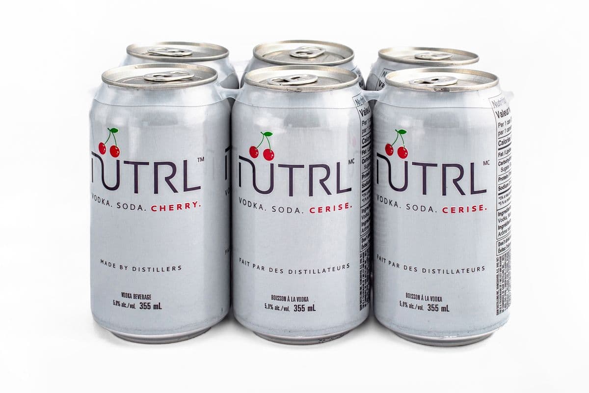 Nutrl Vodka Soda Cherry (6 Cans) (6 x 355mL)