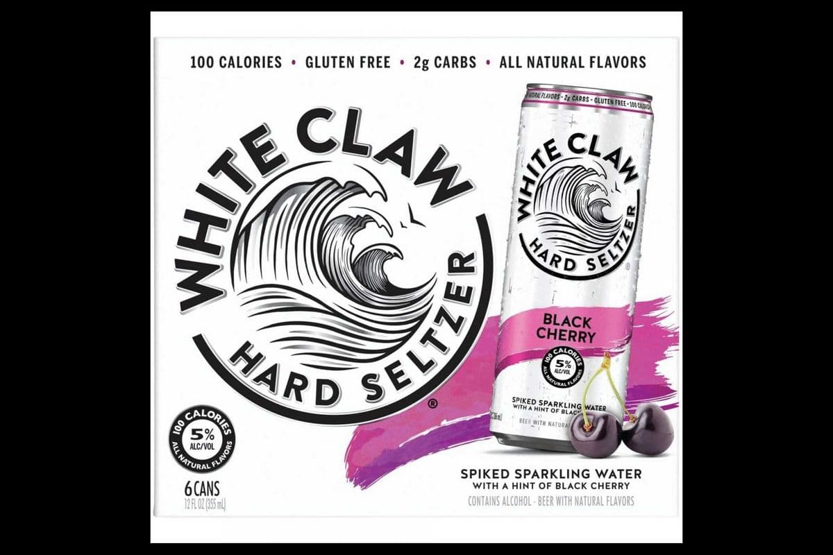 WHITE CLAW SELTZER BLACK CHERRY (6 x 355ML CANS) (6 x 355ML)