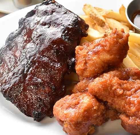 Rib and Wing Combo