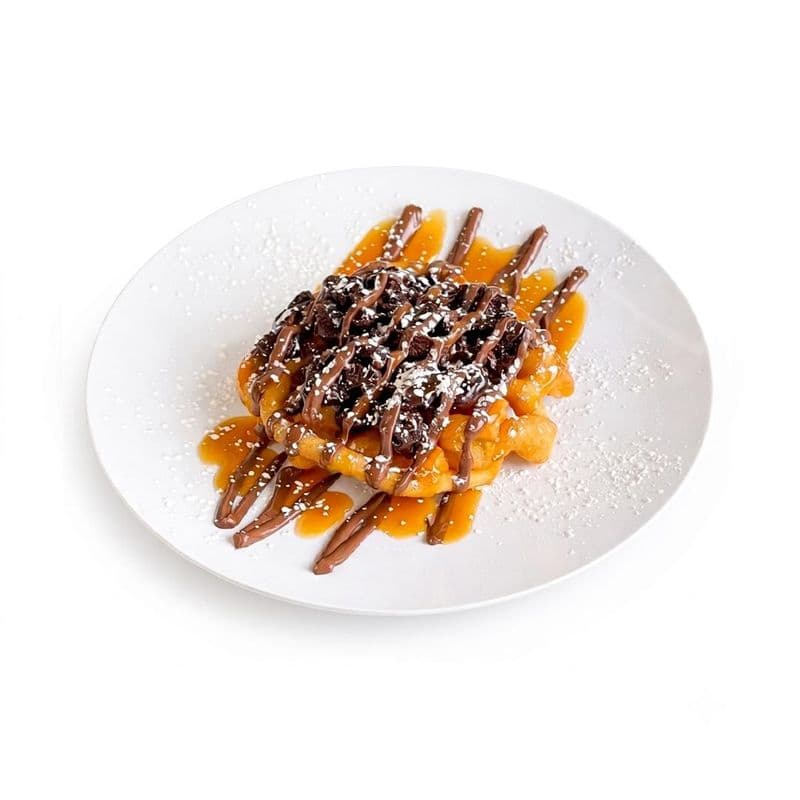 TRIPLE TEMPTATION FUNNEL CAKE
