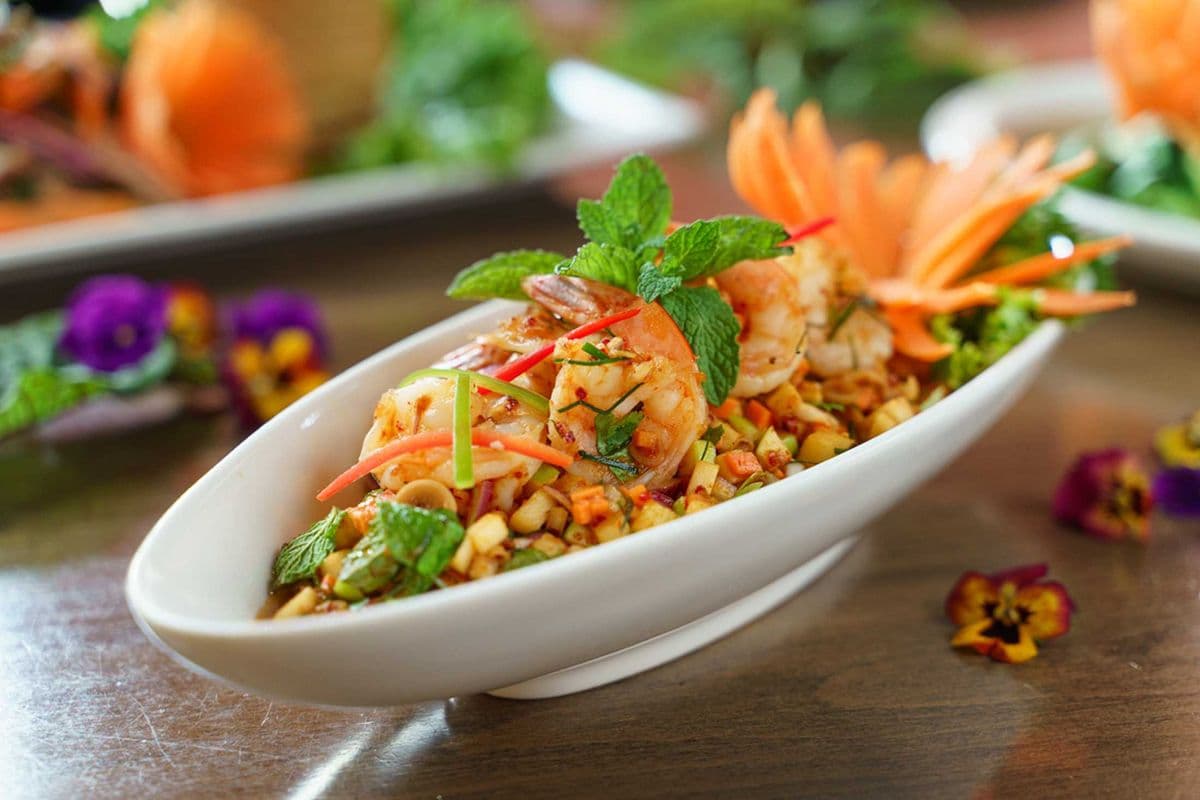 Herbal Prawn Salad - Pla Goong