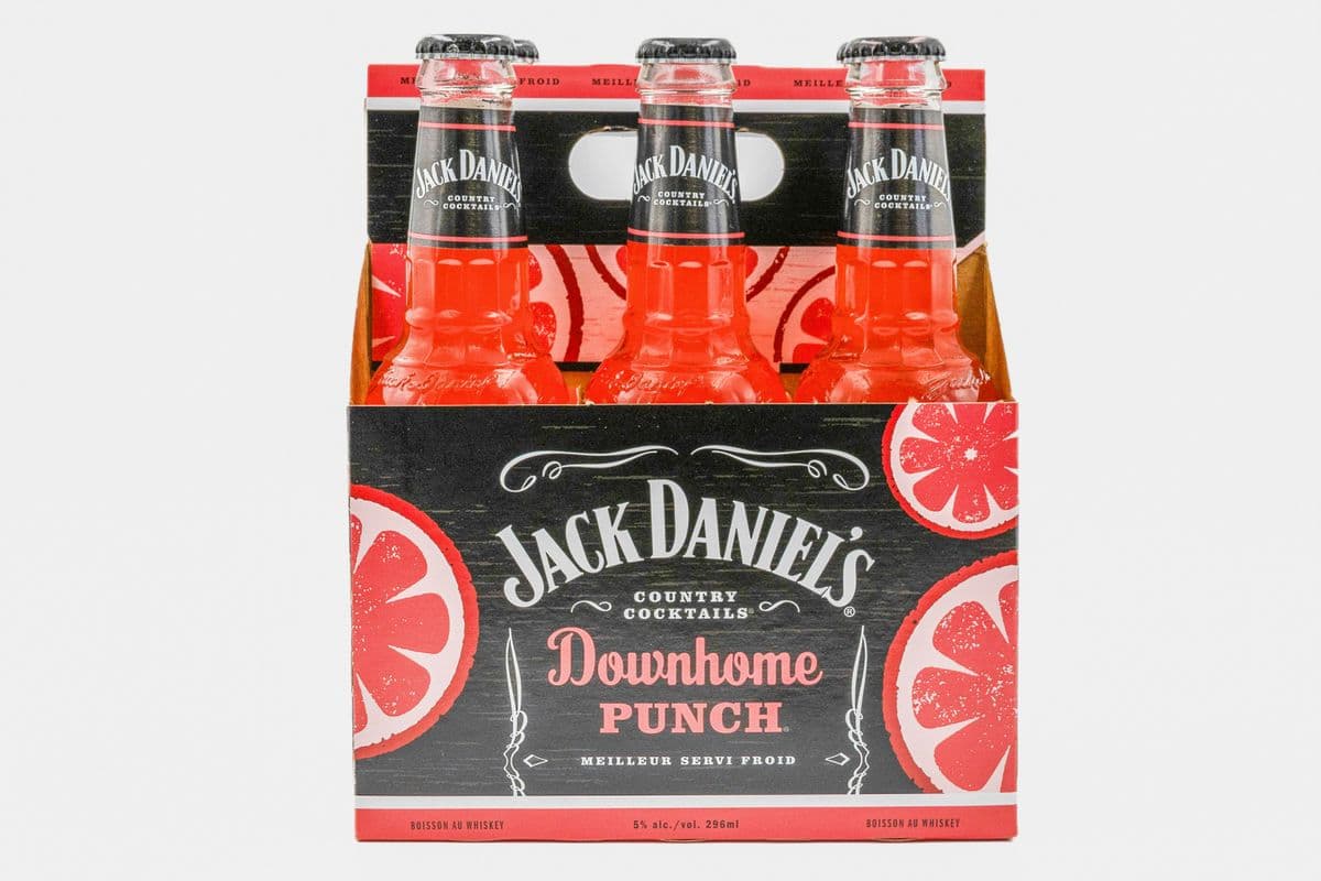 Jack Daniel's Country Cocktails - Downhome Punch (6 Pack) (6 x 296ML BOTTLES)