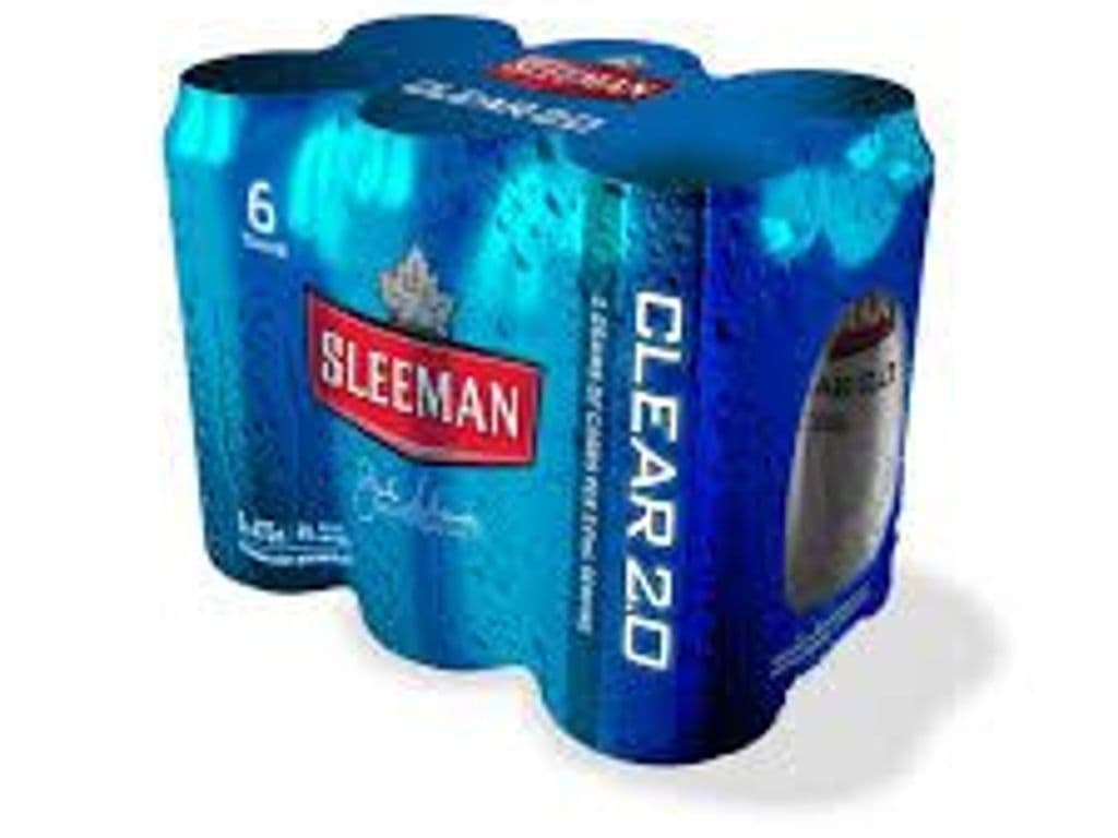 Clear 2.0 6 pack cans