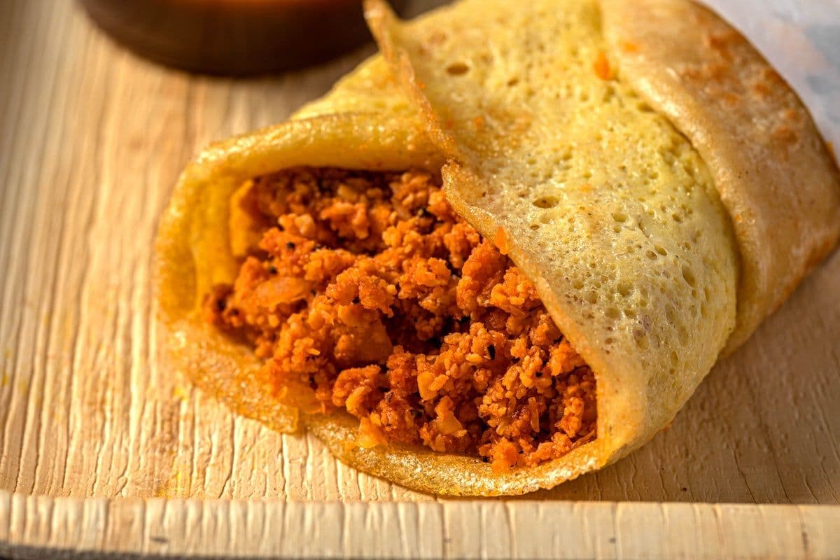 Egg Chicken Wrap