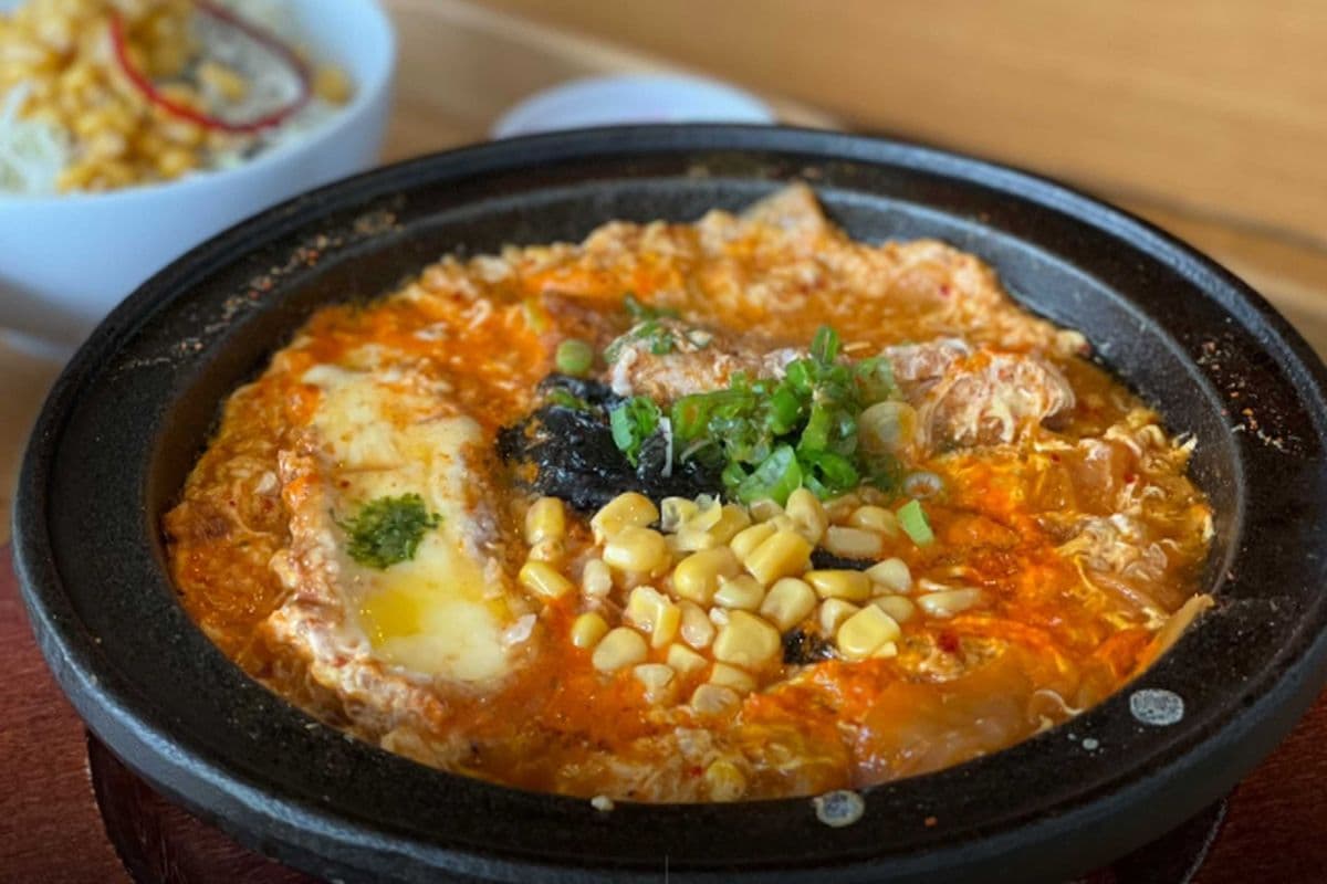 Kimchi Cheese Katsu Nabe