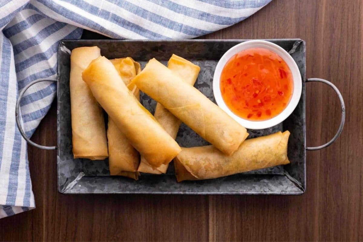 Veg Spring Rolls ( 4 pcs)