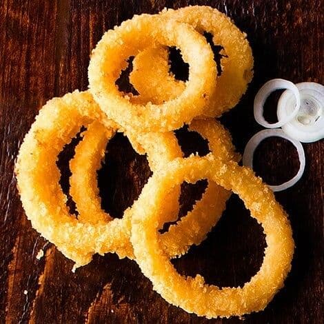 Panko-Style Onion Rings / Rondelles d’oignons panko