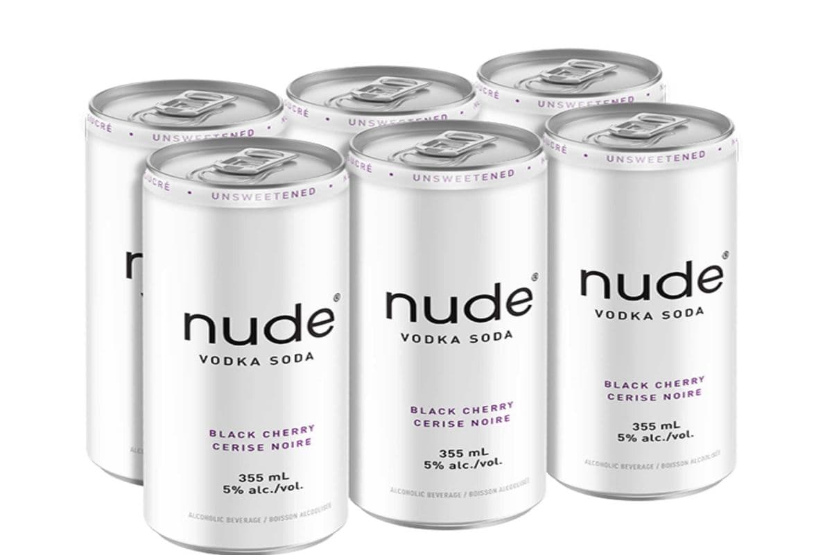 NUDE VODKA SODA BLACK CHERRY (6 x 355ML CANS) (6 x 6*355ML)
