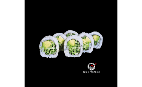 154. Avocado Cucumber Roll (8pcs)