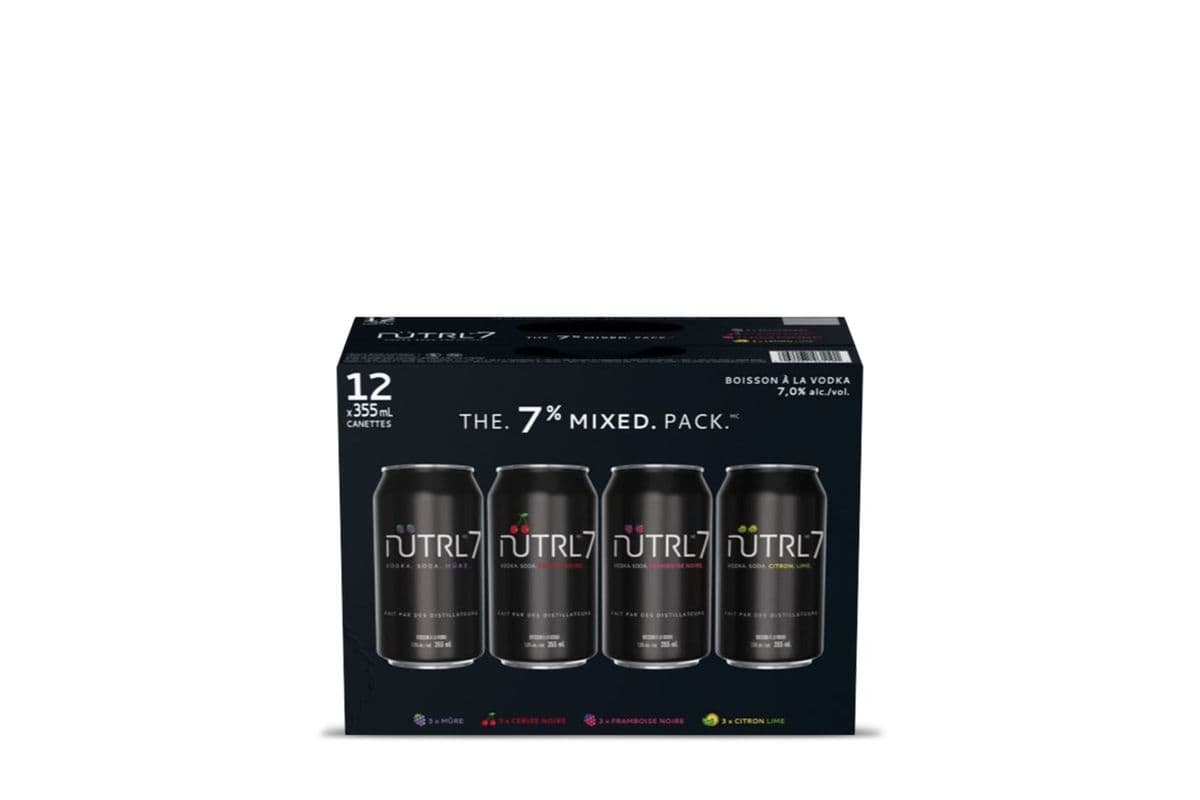 Nutrl 7% Mixed Pack (12 x 355 ml)