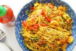 Singapore Style Curried Rice Vermicelli 星州炒米