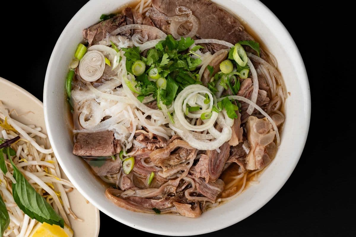 13. Beef Brisket, Tendon, Tripe, and Crunchy Flank Noodle Soup