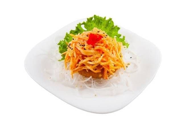 PZ2.  Crab stick Smoke salmon Sushi Pizza