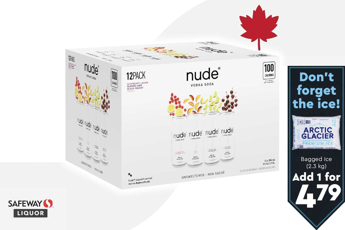 Nude Vodka Soda Mixer (12 x 355 ml)