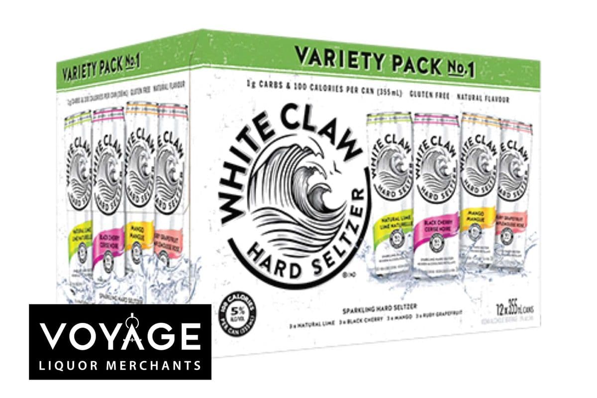 White Claw Hard Seltzer Variety Pack No. 1 (12 x 355 ml)