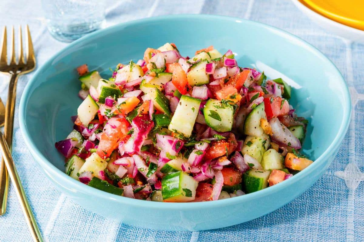 Katjumber Salad / Salade Katjumber