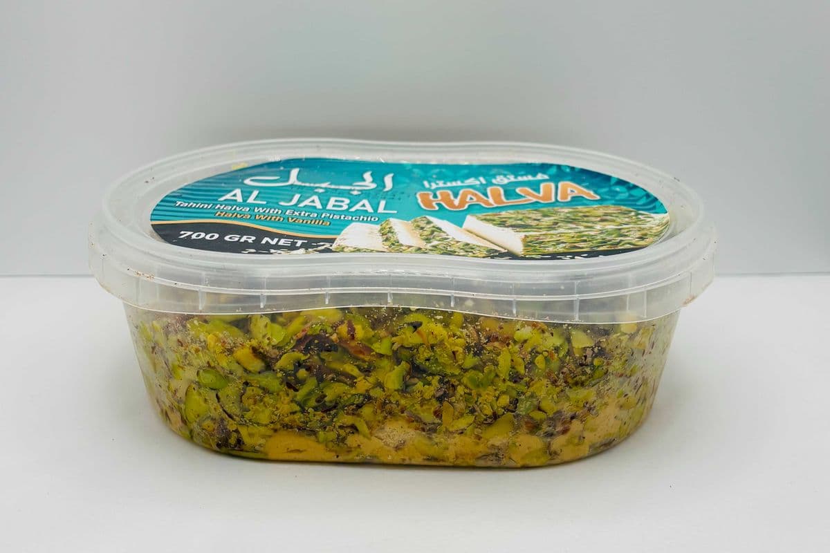 Al Jabal Tahini Halwa with Pistachio, 700 Grams (700g)