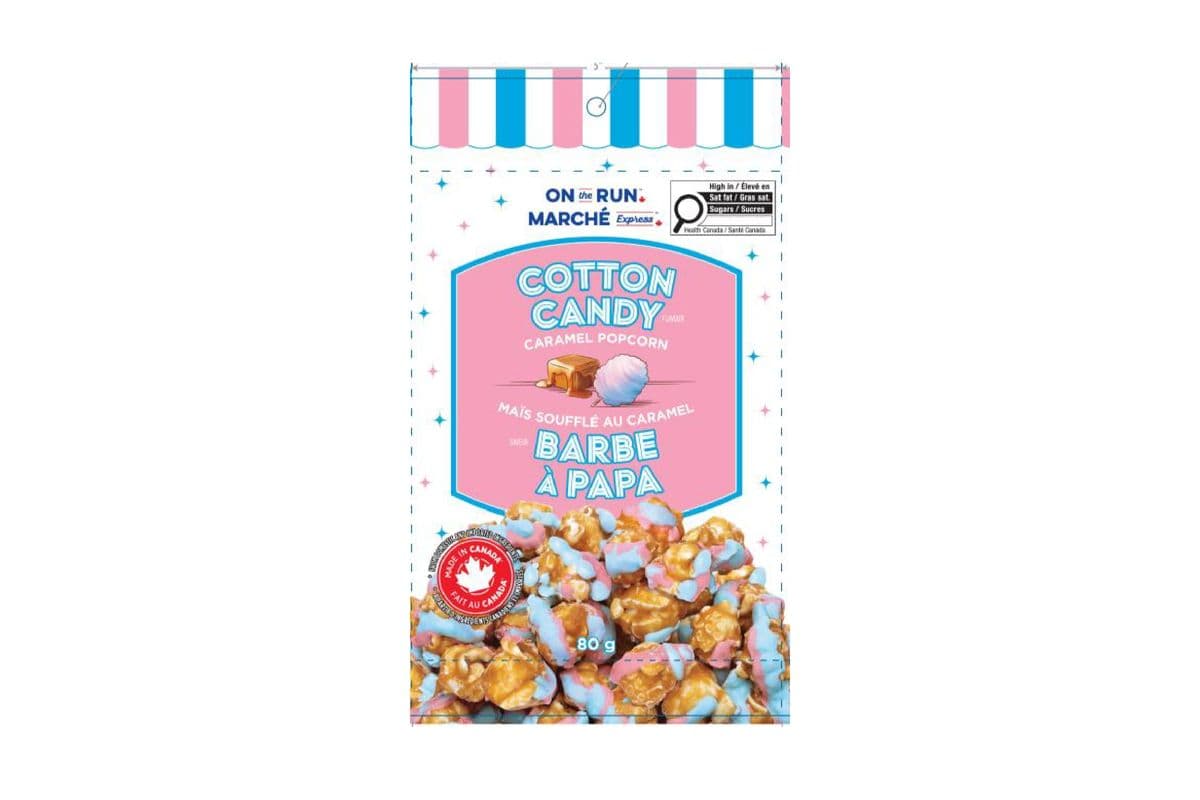 On The Run Cotton Candy Caramel Popcorn (80g) 77152