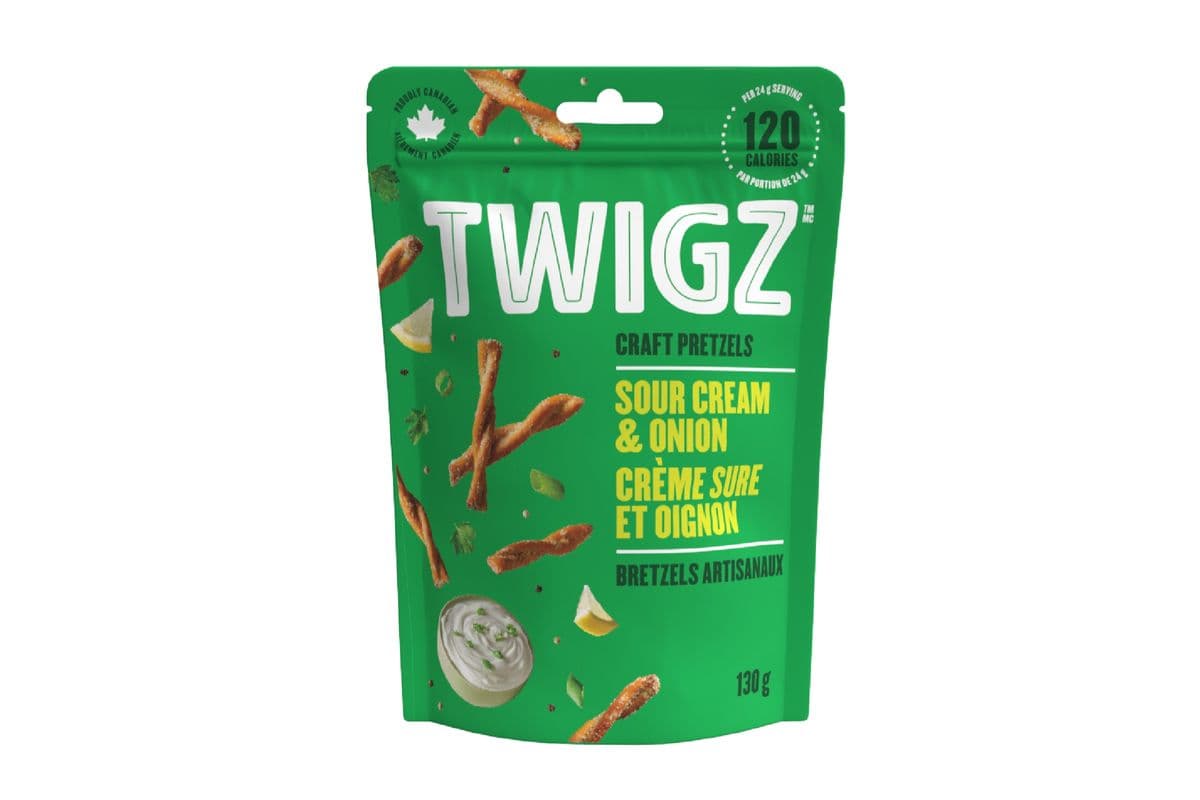 Twigz Pretzels Sour Cream & Onion (130g) 77839