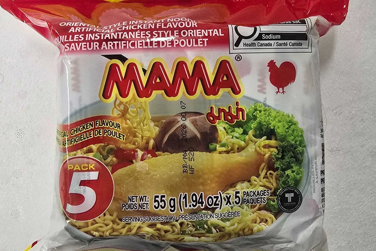 MaMa chicken flavour instant noodle (5 pack)