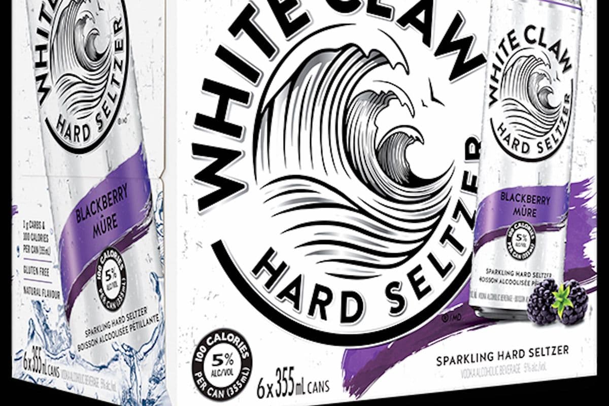 WHITE CLAW BLACKBERRY 6PK 4X(6X355ML) (6 x 355ML)